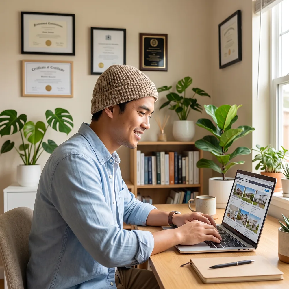 Filipino real estate virtual assistant working remotely for UAE brokerages